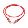 Tripp Lite N200-003-RD networking cable Red 35.8" (0.91 m) Cat6 U/UTP (UTP)4