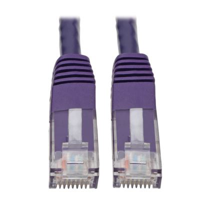 Picture of Tripp Lite N200-050-PU networking cable Purple 600" (15.2 m) Cat6 U/UTP (UTP)