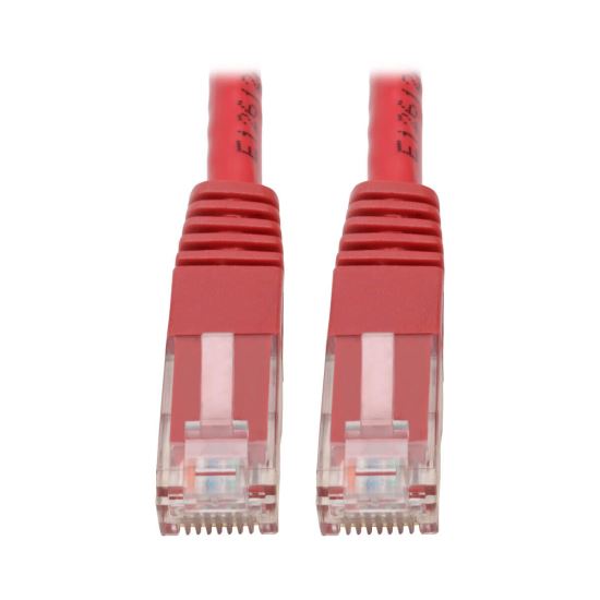 Picture of Tripp Lite N200-050-RD networking cable Red 600" (15.2 m) Cat6 U/UTP (UTP)