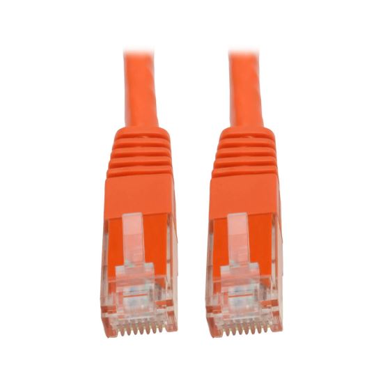 Picture of Tripp Lite N200-100-OR networking cable Orange 1200.8" (30.5 m) Cat6 U/UTP (UTP)