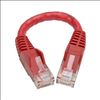 Tripp Lite N201-06N-RD networking cable Red 5.91" (0.15 m) Cat6 U/UTP (UTP)2