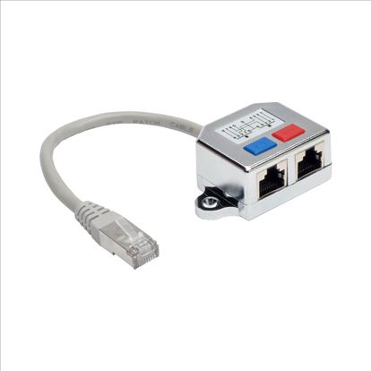 Tripp Lite N035-001 cable gender changer 2 x RJ-45 RJ45 Silver1