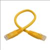 Tripp Lite N200-001-YW networking cable Yellow 12.2" (0.31 m) Cat6 U/UTP (UTP)5