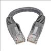 Tripp Lite N201-06N-GY networking cable Gray 5.91" (0.15 m) Cat6 U/UTP (UTP)2