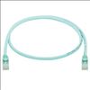 Tripp Lite Cat6a, 3ft networking cable Turquoise 35.8" (0.91 m) U/UTP (UTP)2