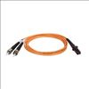 Tripp Lite N308-006 fiber optic cable 78.7" (2 m) MT-RJ 2x ST OFNR Black, Orange1