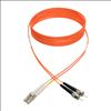 Tripp Lite N318-03M fiber optic cable 118.1" (3 m) LC ST OM1 Orange2