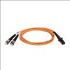 Tripp Lite N308-010 fiber optic cable 118.1" (3 m) ST Orange1