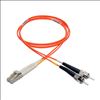 Tripp Lite N318-01M fiber optic cable 39.4" (1 m) LC ST OM1 Orange2