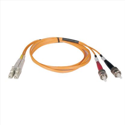 Tripp Lite N518-02M fiber optic cable 78.7" (2 m) 2x LC 2x ST OFNR Orange1