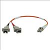 Tripp Lite N458-001-62 fiber optic cable 11.8" (0.3 m) LC SC Orange1
