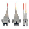 Tripp Lite N458-001-62 fiber optic cable 11.8" (0.3 m) LC SC Orange2
