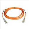 Tripp Lite N320-04M fiber optic cable 157.5" (4 m) 2x LC OFNR Gray, Orange1