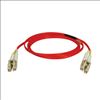 Tripp Lite N320-03M-RD fiber optic cable 118.1" (3 m) 2x LC OFNR Gray, Red1