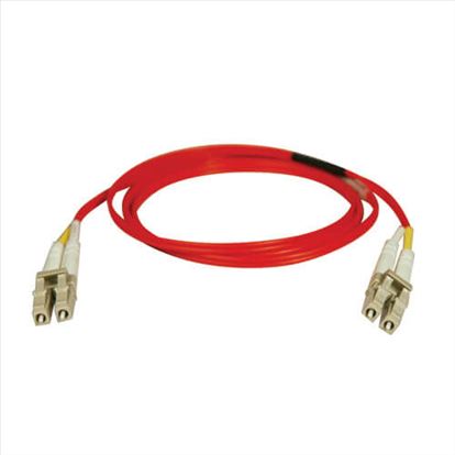 Tripp Lite N320-03M-RD fiber optic cable 118.1" (3 m) 2x LC OFNR Gray, Red1