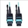 Tripp Lite N844-01M-12-P fiber optic cable 35.8" (0.91 m) MTP OM3 Black, Turquoise1