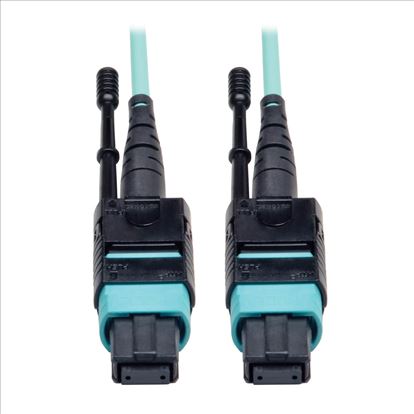 Tripp Lite N844-01M-12-P fiber optic cable 35.8" (0.91 m) MTP OM3 Black, Turquoise1