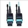 Tripp Lite N844-05M-12-P fiber optic cable 192.1" (4.88 m) MTP OM3 Black, Turquoise1