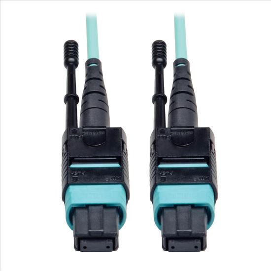 Tripp Lite N844-05M-12-P fiber optic cable 192.1" (4.88 m) MTP OM3 Black, Turquoise1