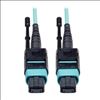 Tripp Lite N844-10M-12-P fiber optic cable 396.1" (10.1 m) MTP OM3 Black, Turquoise1