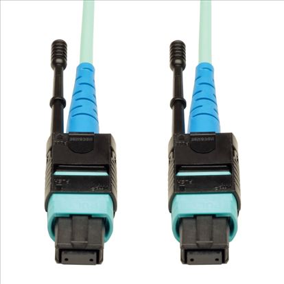 Tripp Lite N846-01M-24-P fiber optic cable 35.8" (0.91 m) MTP OM3 Black, Turquoise1