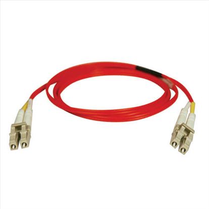 Tripp Lite N320-01M-RD fiber optic cable 39.4" (1 m) 2x LC OFNR Gray, Red1