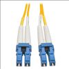 Tripp Lite LC/LC, 8.3/125, 23 ft fiber optic cable 275.6" (7 m) Yellow1