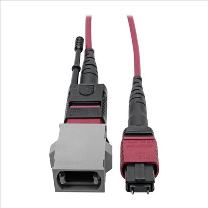 Tripp Lite N846-08N-A2B fiber optic cable 7.87" (0.2 m) MTP OFNP OM4 Magenta1