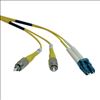 Tripp Lite Duplex Singlemode 8.3/125 Fiber Optic, FC/LC, 2.0m fiber optic cable 78.7" (2 m) Yellow1