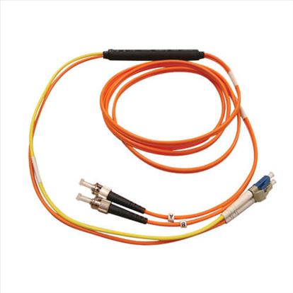 Tripp Lite N422-03M fiber optic cable 118.1" (3 m) ST LC Orange, Yellow1