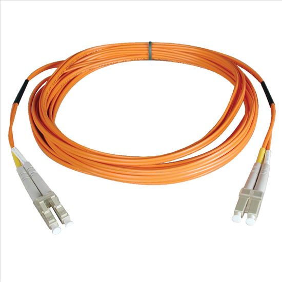 Tripp Lite N320-001 fiber optic cable 11.8" (0.3 m) 2x LC OFNR Gray, Orange1