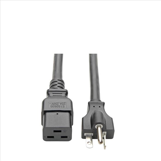 Tripp Lite P049-010 power cable Black 120.1" (3.05 m) C19 coupler NEMA 5-20P1