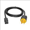 Tripp Lite P011-006 power cable Black 72" (1.83 m) C13 coupler NEMA L6-20P2