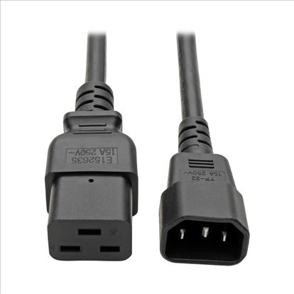 Tripp Lite P047-002 power cable Black 24" (0.61 m) C14 coupler C19 coupler1