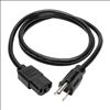 Tripp Lite P006-004 power cable Black 48" (1.22 m) NEMA 5-15P C13 coupler2