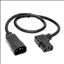 Tripp Lite P004-002-13LA power cable Black 24" (0.61 m) C14 coupler C13 coupler1