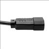 Tripp Lite P004-002-13LA power cable Black 24" (0.61 m) C14 coupler C13 coupler2