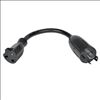 Tripp Lite P046-06N power cable Black 5.91" (0.15 m) NEMA L6-20P NEMA 5-20R2