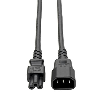 Tripp Lite P014-06N power cable Black 5.91" (0.15 m) C14 coupler C5 coupler1