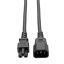 Picture of Tripp Lite P014-06N power cable Black 5.91" (0.15 m) C14 coupler C5 coupler