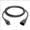 Tripp Lite P014-06N power cable Black 5.91" (0.15 m) C14 coupler C5 coupler2