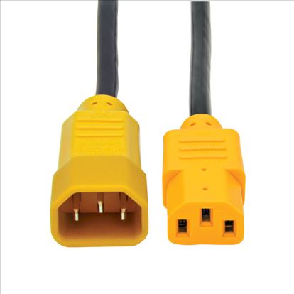 Tripp Lite P004-004-YW power cable Black, Yellow 47.2" (1.2 m) C14 coupler C13 coupler1
