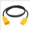 Tripp Lite P004-004-YW power cable Black, Yellow 47.2" (1.2 m) C14 coupler C13 coupler2