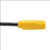 Tripp Lite P004-004-YW power cable Black, Yellow 47.2" (1.2 m) C14 coupler C13 coupler4