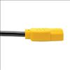 Tripp Lite P004-004-YW power cable Black, Yellow 47.2" (1.2 m) C14 coupler C13 coupler5