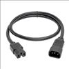 Tripp Lite P018-003 power cable Black 35.4" (0.9 m) C14 coupler C15 coupler2