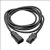 Tripp Lite P004-010 power cable Black 120" (3.05 m) C14 coupler C13 coupler1