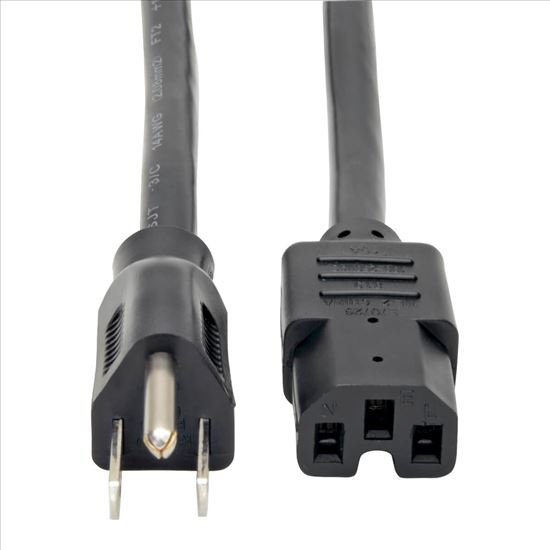 Tripp Lite P019-004 power cable Black 48" (1.22 m) C15 coupler NEMA 5-15P1