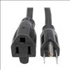 Tripp Lite P024-003 power cable Black 35.8" (0.91 m) NEMA 5-15P NEMA 5-15R1