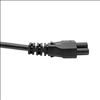 Tripp Lite P013-010 power cable Black 118.1" (3 m) NEMA 5-15P C5 coupler3